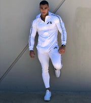 Mans Casual Fashion Sportswear Suit Gym Fitness Tracksuit