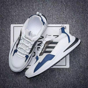 Mesh Breathable Lace Up Running Sneaker Men