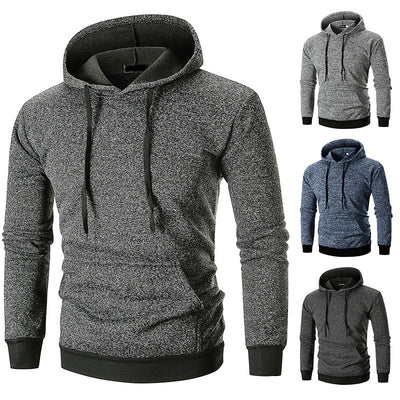 Men's Large Pocket Pullover Hooded