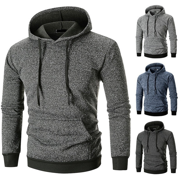 Men's Large Pocket Pullover Hooded