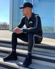 Mans Casual Fashion Sportswear Suit Gym Fitness Tracksuit