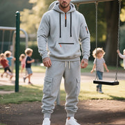 Men's Loose Sports And Leisure Suit Sweater