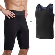 Sports sweat suit vest suit
