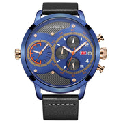 Double movement waterproof men's watch