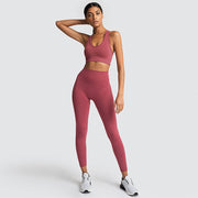 Women's Sports Fitness Suit Vest Suit