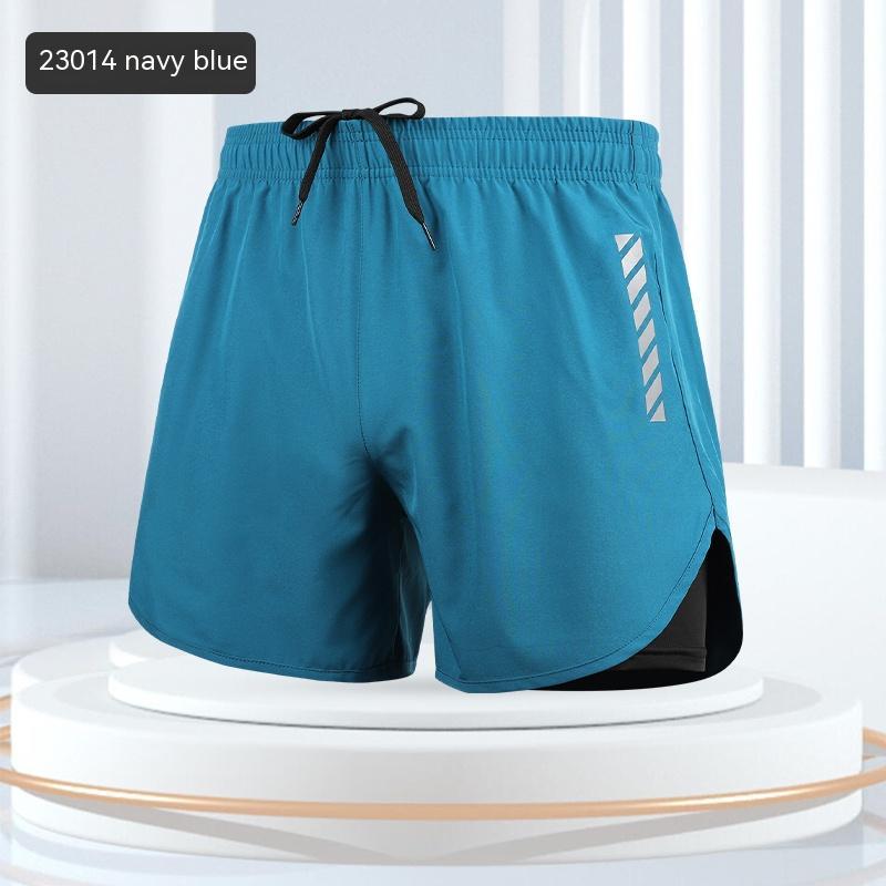 Anti-embarrassment Double-layer Beach Pants Men's Swimming Trunks