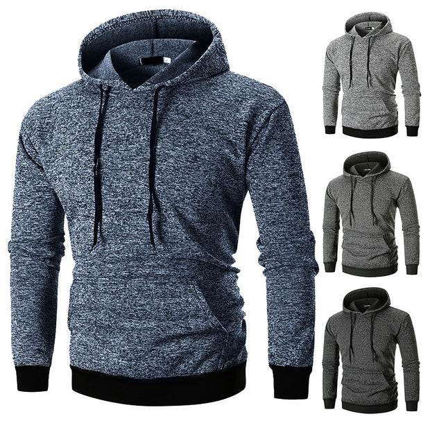 Men's Large Pocket Pullover Hooded