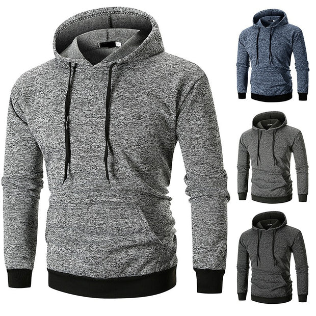 Men's Large Pocket Pullover Hooded