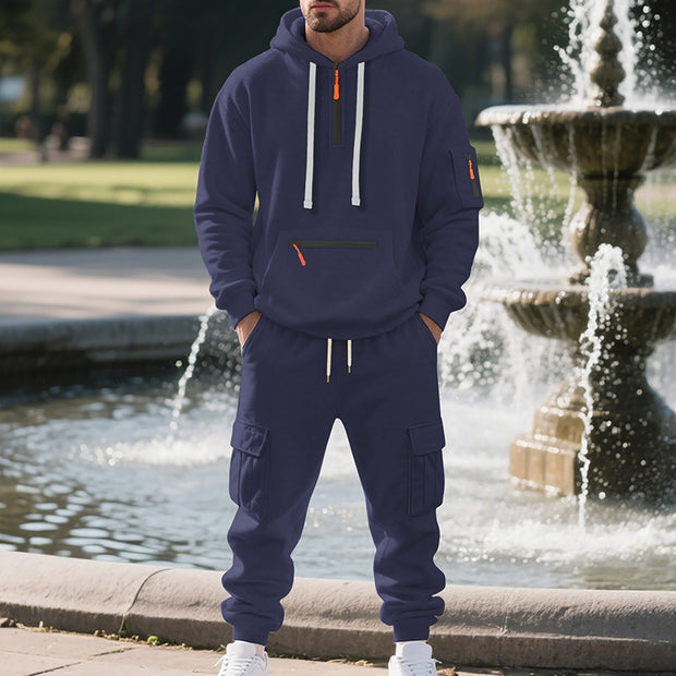Men's Loose Sports And Leisure Suit Sweater